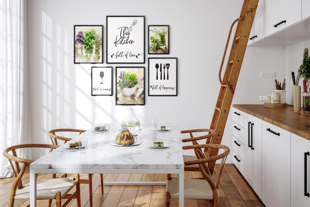 Come decorare una parete vuota in cucina? Idee per un arredamento elegante e funzionale